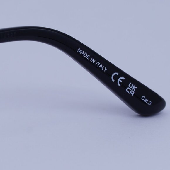 Balenciaga BB0245S 001 Sunglasses Grey Geometric Frame, Grey Lenses - Picture 9 of 11